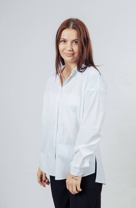 женские рубашки Nadex 20-065110/107-23 белый