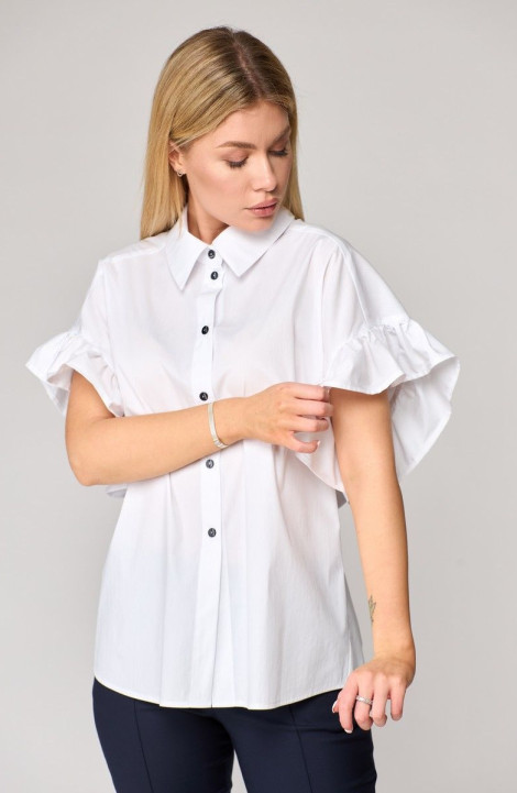 женские рубашки Talia fashion 393 белый