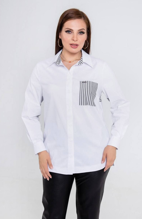 женские рубашки Daloria 6198 белый