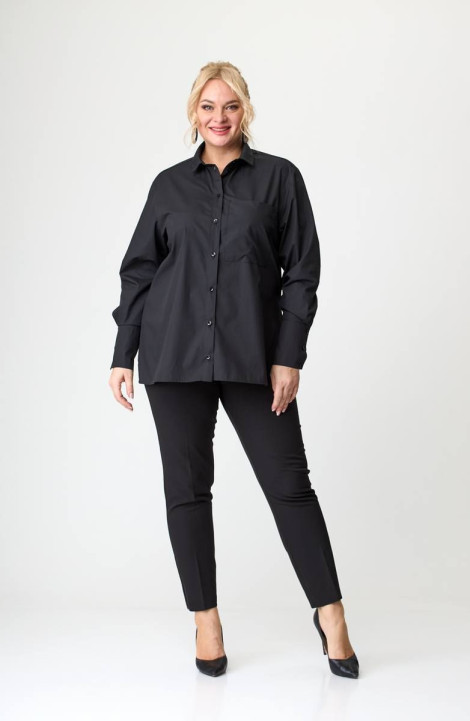 женские рубашки Avenue Fashion 0301 черный
