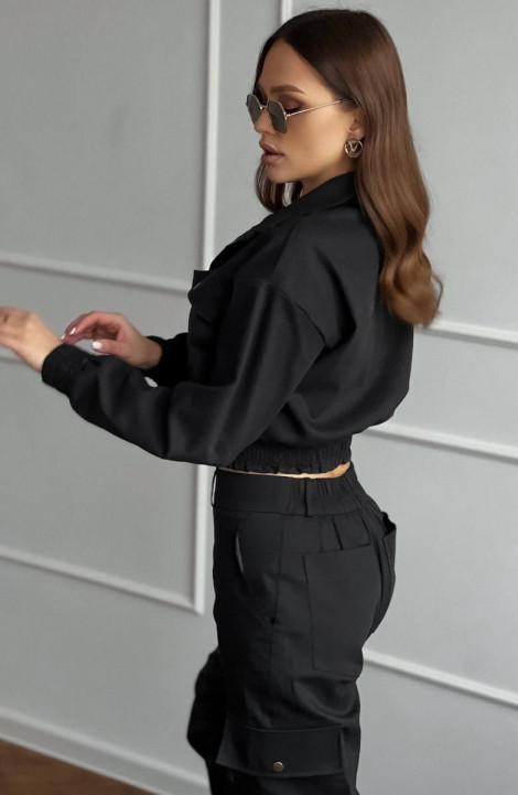 женские рубашки Continental Fashion 0101-08 чёрный