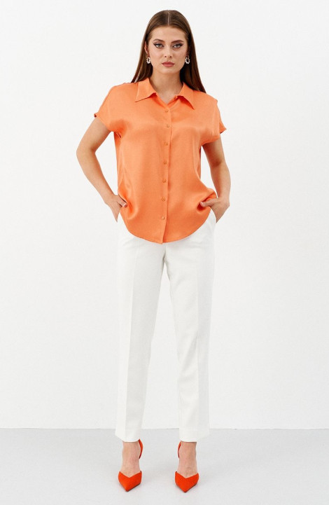 женские рубашки Ketty К-07540 оранжевый
