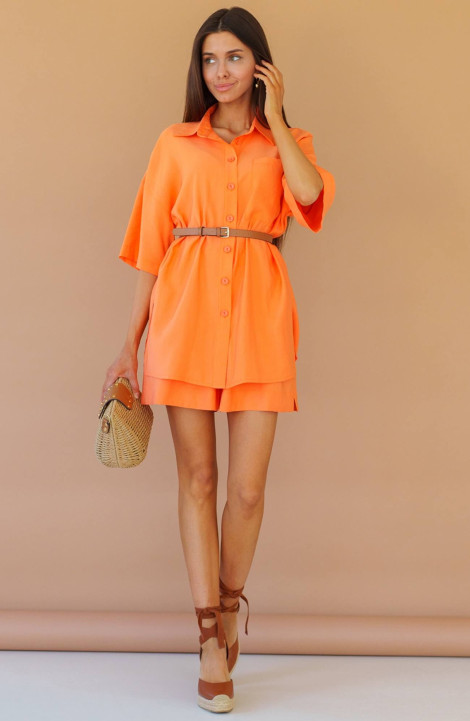 женские рубашки Ivera 5098 оранжевый