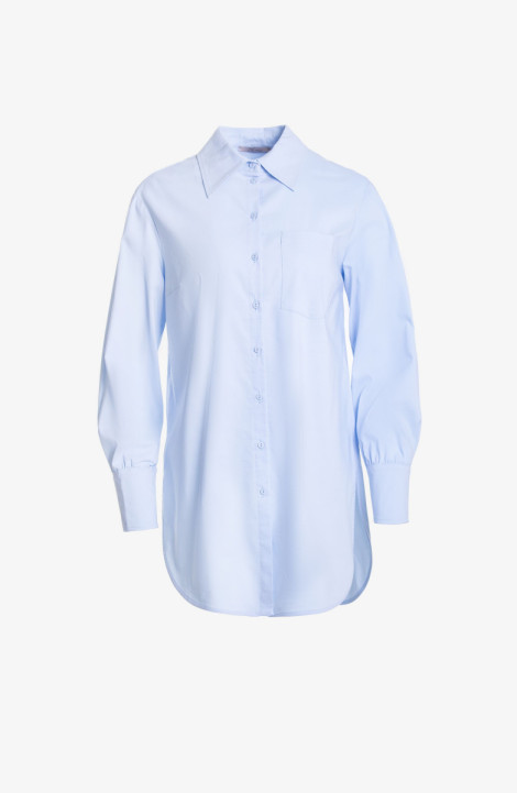 женские рубашки Elema 2К-11916-2-170 голубой