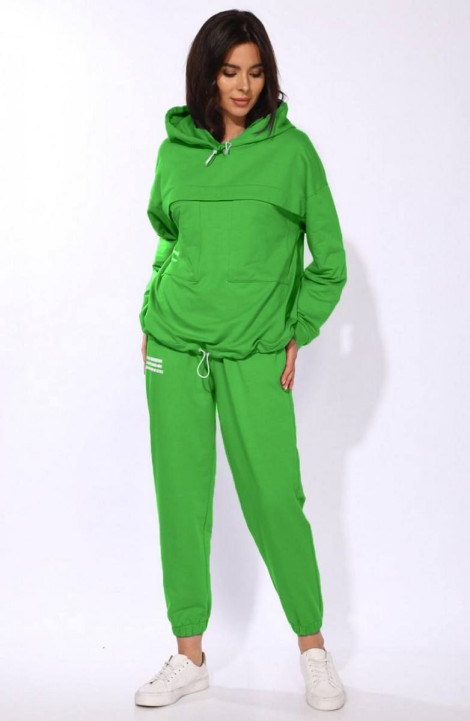 Спортивный костюм Faufilure С1343 зеленый