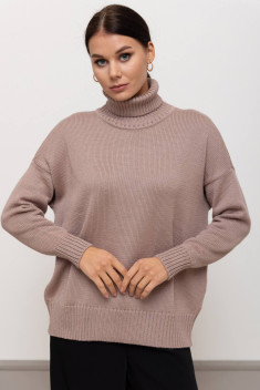 женский свитеры Romgil РВ0003-ШЕ1 розово-коричневый