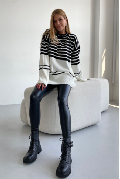 женский свитеры BRELA 2315 черный белый