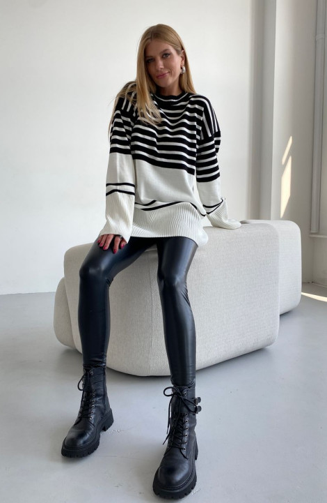 женский свитеры BRELA 2315 черный белый