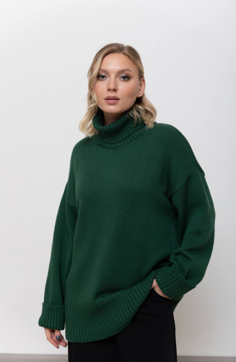 женский свитеры Romgil РВ0070-ХЛ1 темно-зеленый