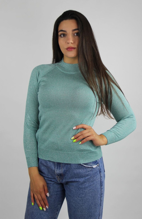 женский свитеры Полесье С3533-19 9С0310-Д43 158,164 морской_бриз+серебро