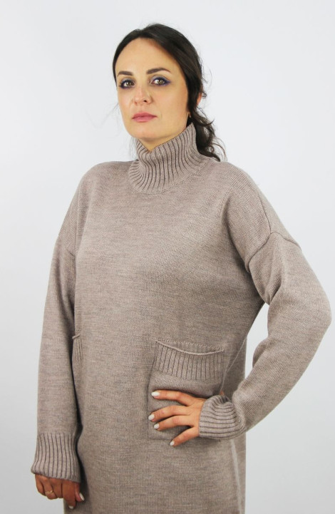 женский свитеры Полесье С3709-23 3С8777-Д43 158,164 бледно-коричневый