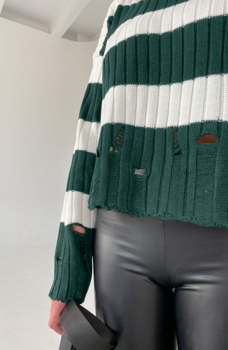женский свитеры BRELA 2318 черно-зеленый