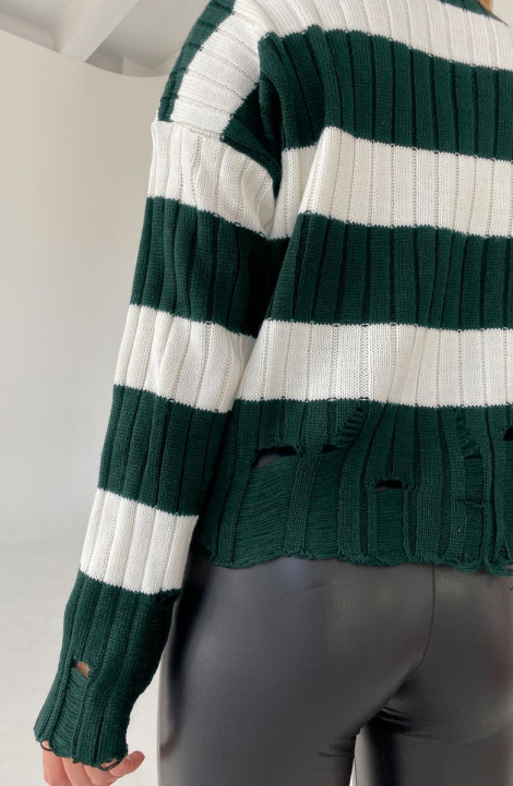 женский свитеры BRELA 2318 черно-зеленый