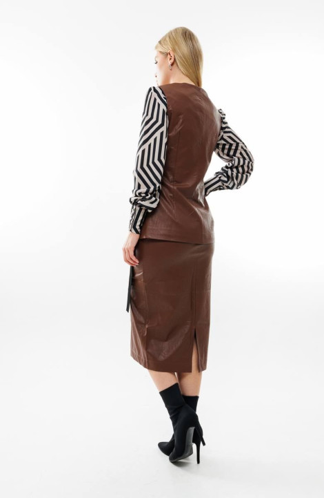 юбки Amberа Style 1017-3 шоколад